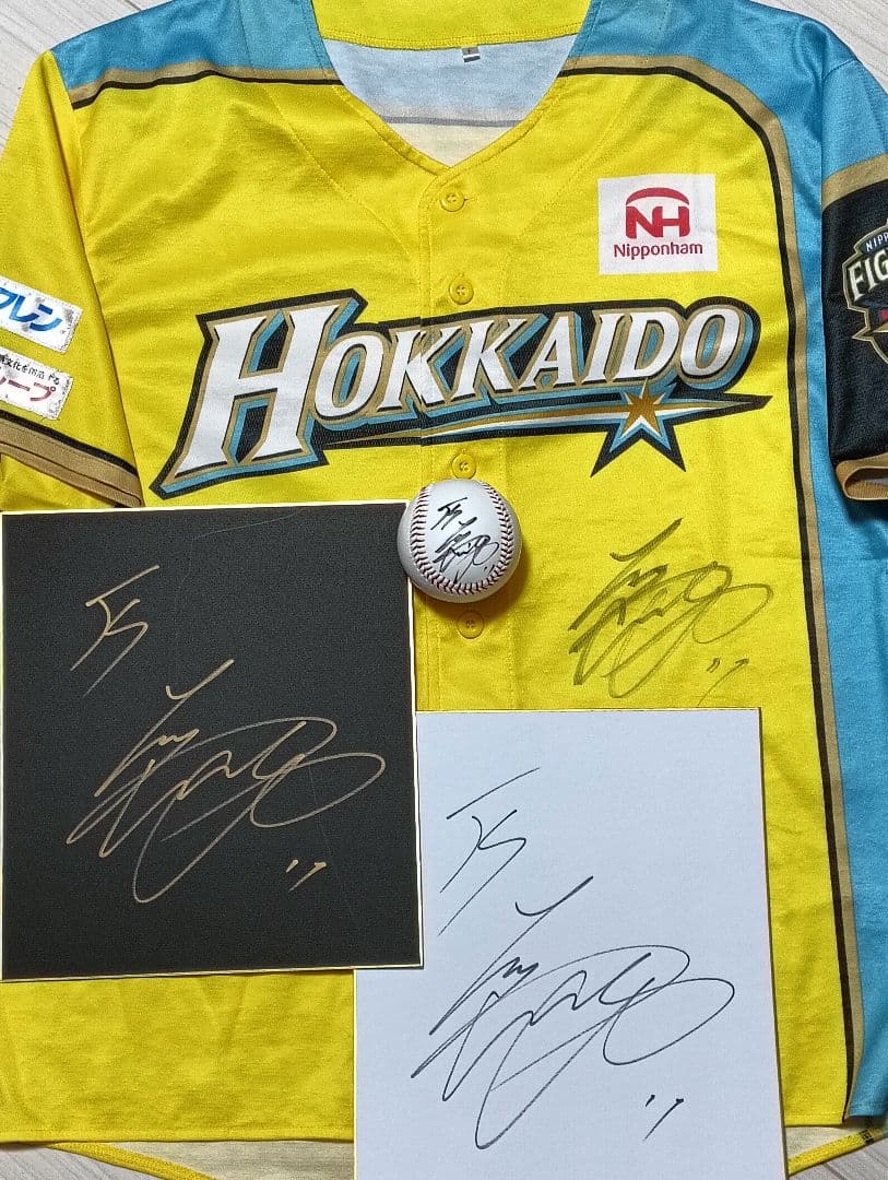 ３点セット！大谷翔平 直筆サインユニフォーム 直筆サインボール 直筆サイン色紙