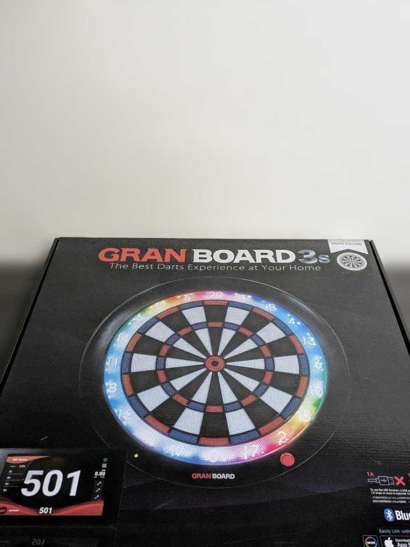 GRAN DARTS グランボード3s ホワイト 電子ダーツボード 動作確認済