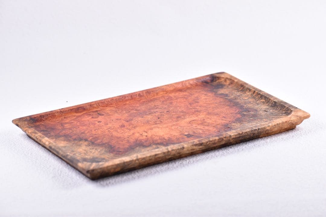 No.327花梨瘤トリコロールのトレー