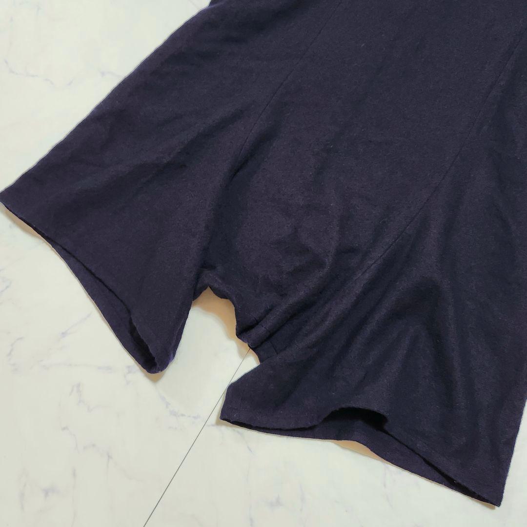 Y's　サルエルパンツ　サイドファスナー　ポケット付き　3　ネイビー