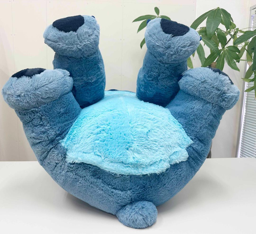 新品 約80cm ★ スティッチ 特大 ぬいぐるみ コストコ ブランケット付き