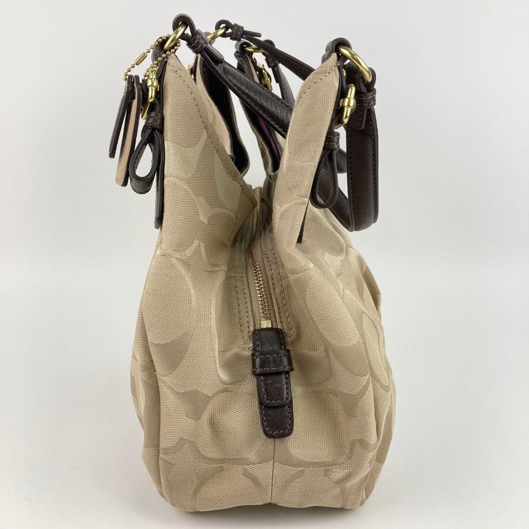 COACH コーチ シグネチャー 18762 ハンドバッグ 肩掛け 美品