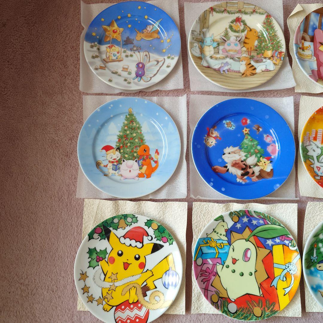 【レア/未使用】 ポケモン クリスマスプレート12枚 まとめ売り 限定値下げ中