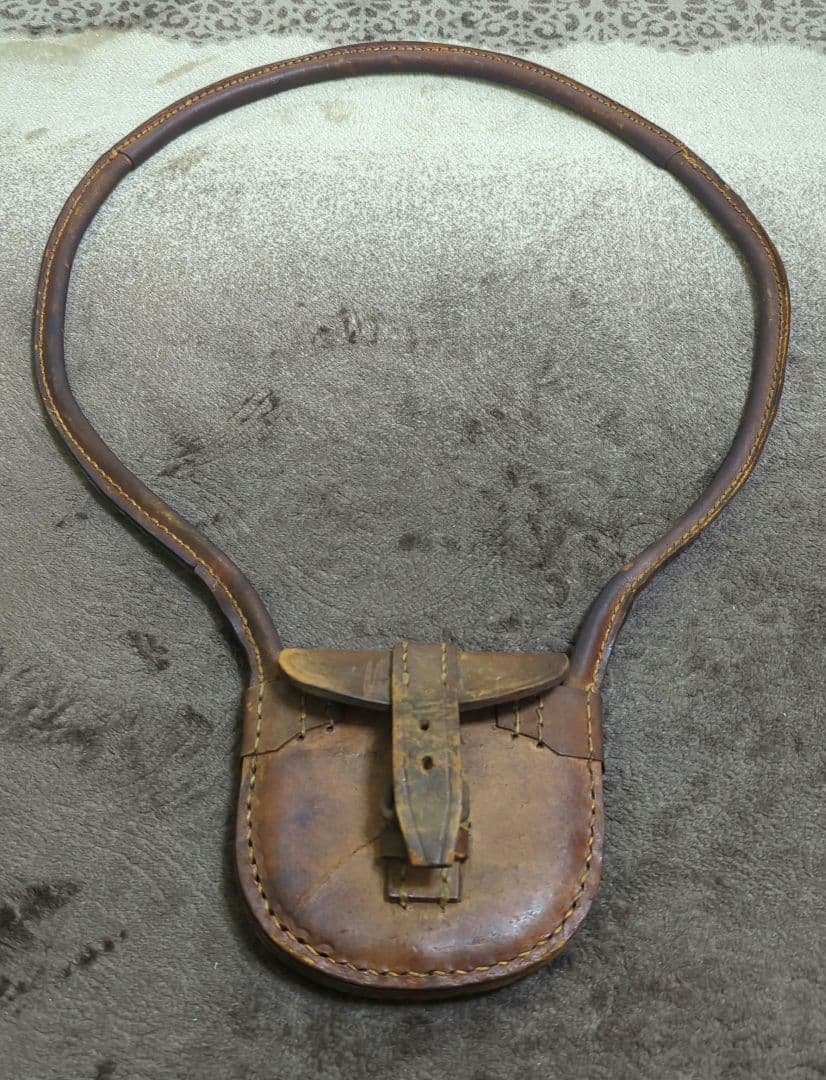 【激レア】国鉄　鉄道　革製　タブレットケース　通票入れ