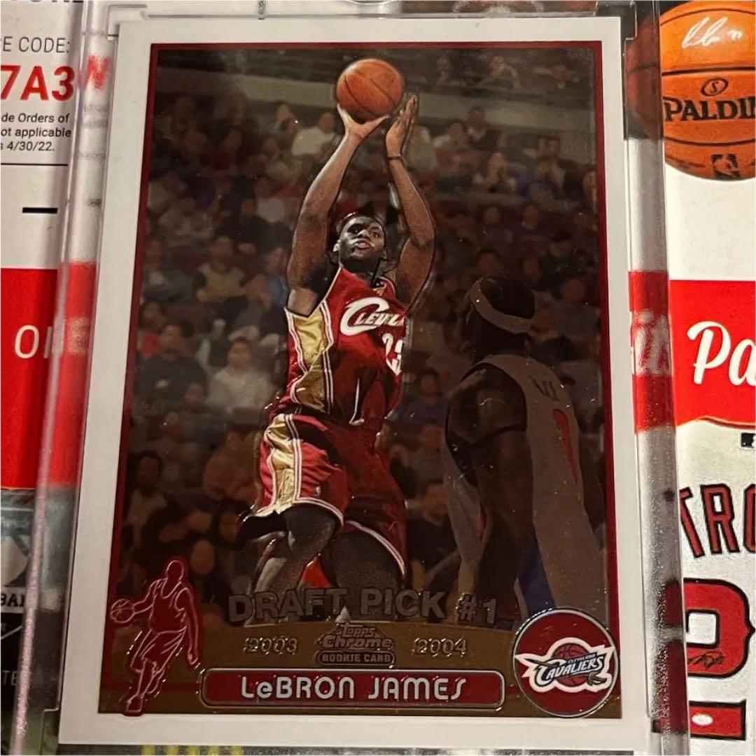NBA TOPPS Chrome 04 Draft Pick #1 レブロン