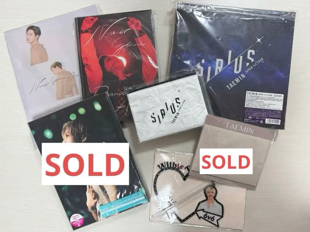 SHINee TAEMIN テミン　FC限定盤　完全限定生産盤　まとめ売り