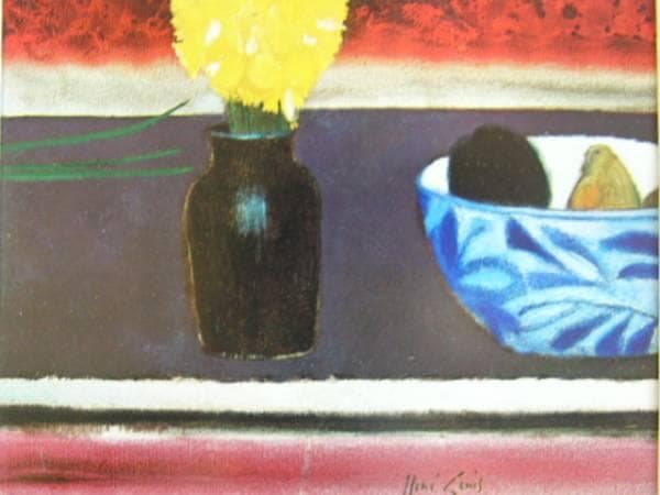 ジェニー、黄水仙、高級希少画集画、版上サイン入 新品額付