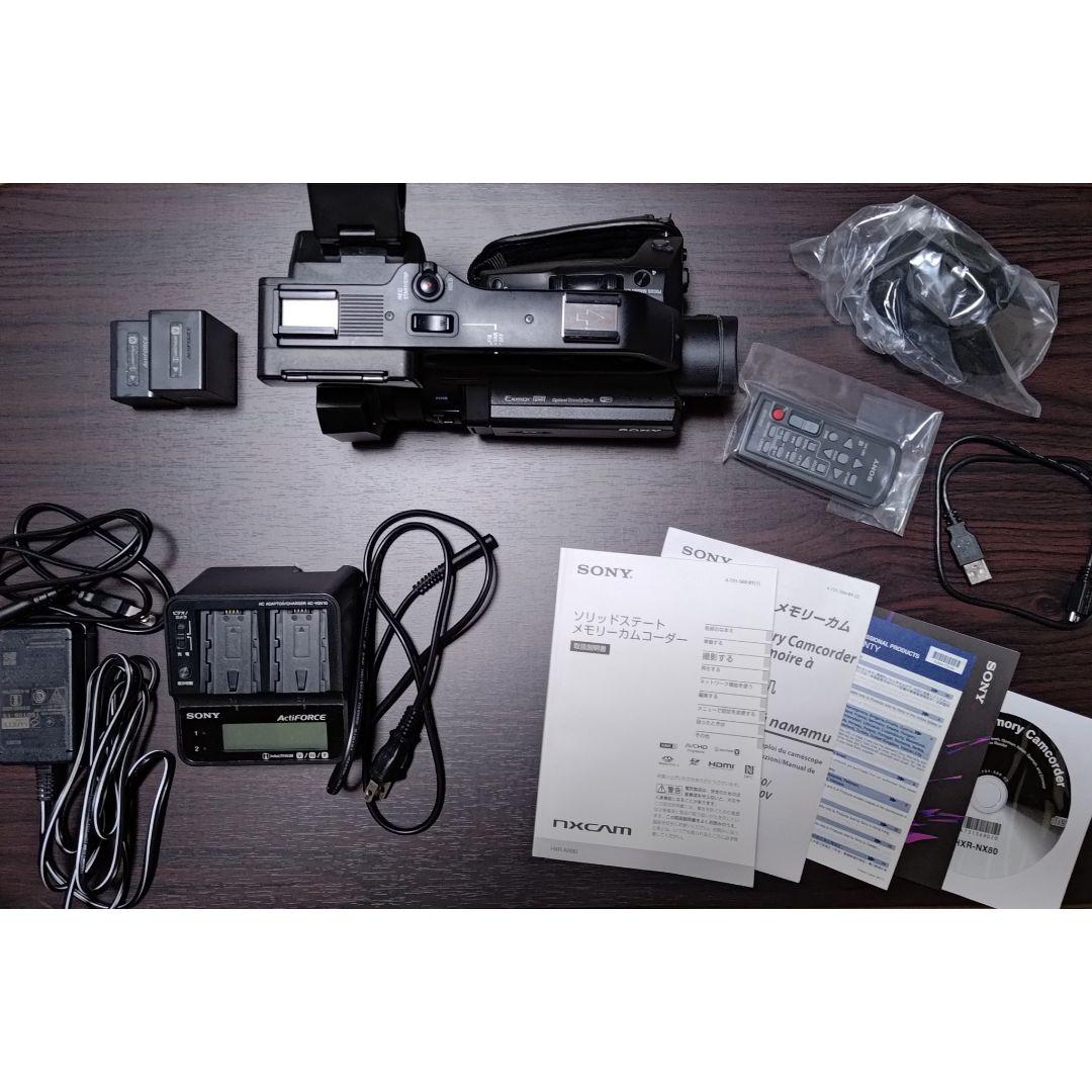 SONY ソニー NXCAM HXR-NX80 純正バッテリー3個付き
