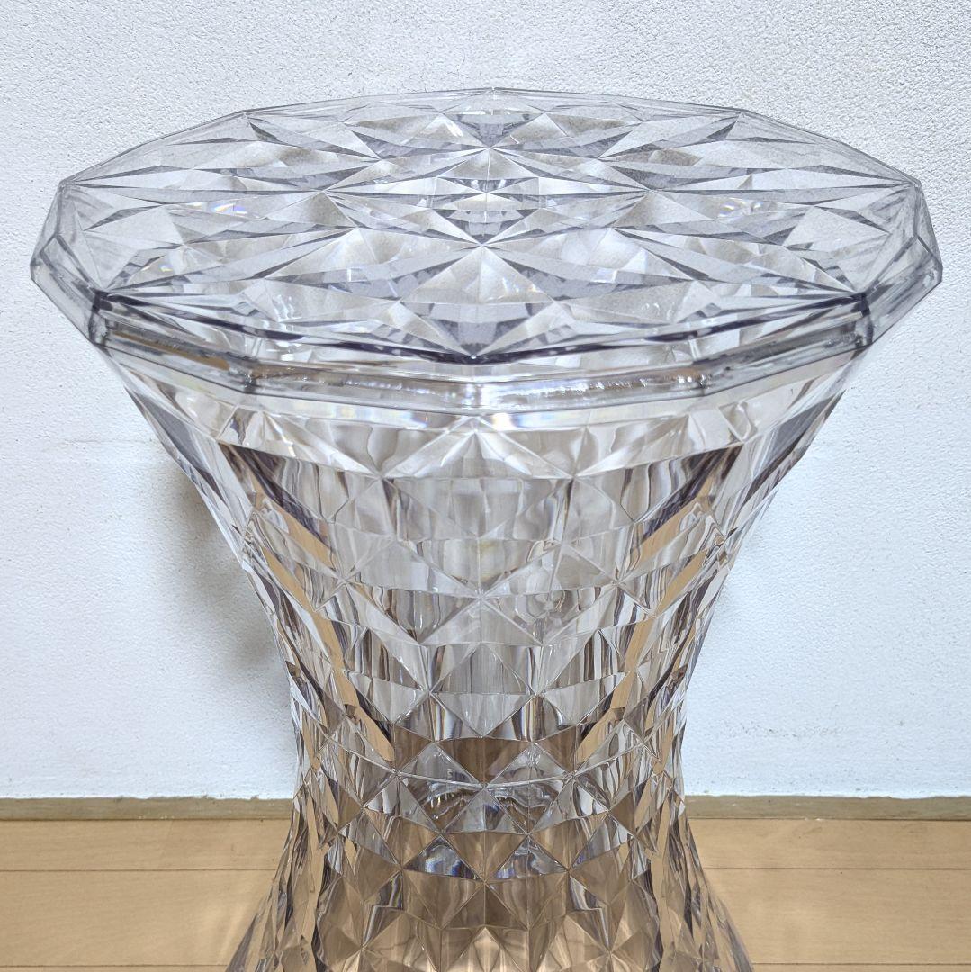 美品 Kartell STONE カルテル ストーン スツール クリスタル ④