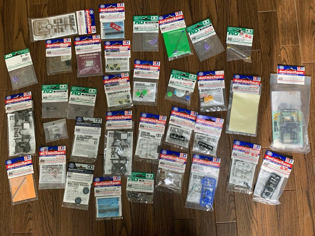 ミニ四駆パーツと工具　引退セット