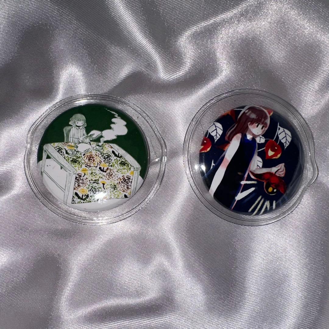 あわしま ボーマス 缶バッジ ウミユリ海底譚 n-buna