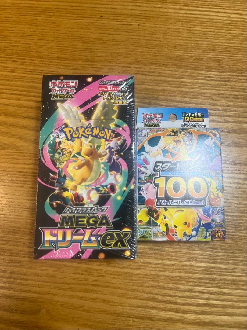 ポケモンカードゲーム MEGA ドリームEX未開封BOX +スタートデッキ100