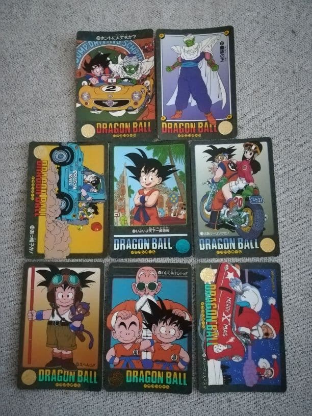 【A】ドラゴンボール カードダス 8枚セット【ビジュアルアドベンチャー】