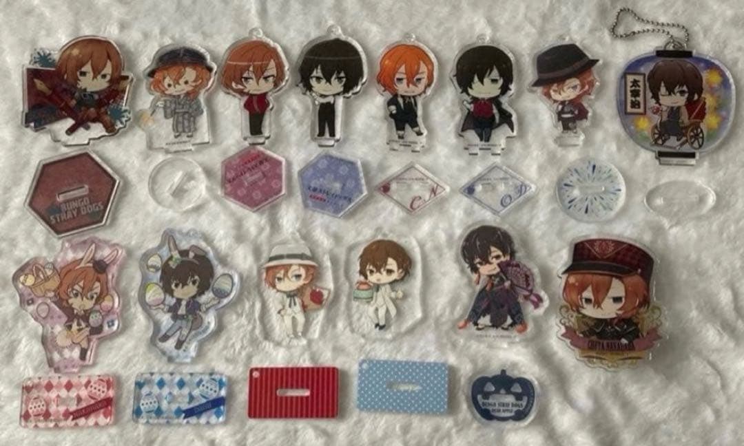 文豪ストレイドッグス　文スト　太宰治　中原中也　アクリルスタンド