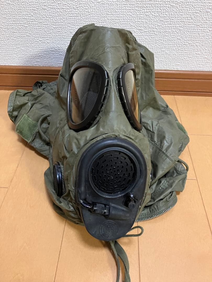 アメリカ軍 ガスマスク&専用ショルダーバッグ 米軍放出品