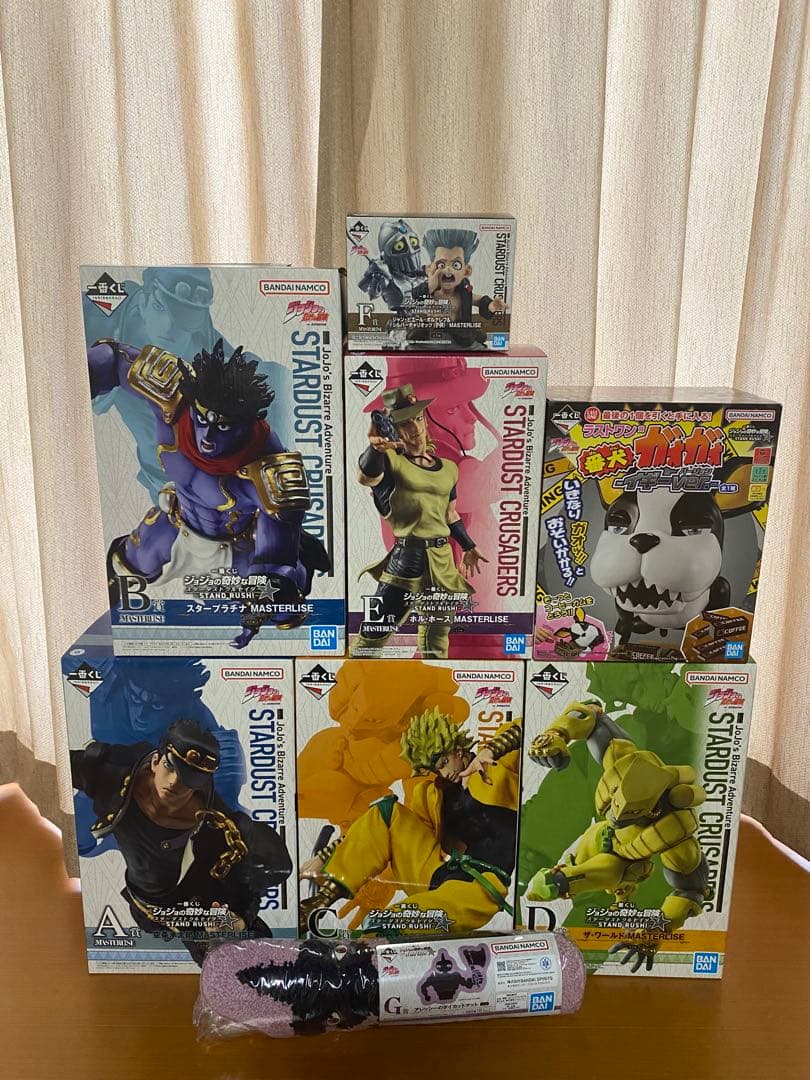 一番くじ ジョジョの奇妙な冒険 A B C D E F G ラストワン賞