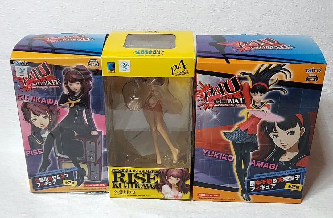 ペルソナ4 P4U フィギュア 久慈川りせ 里中千枝 天城雪子 水着