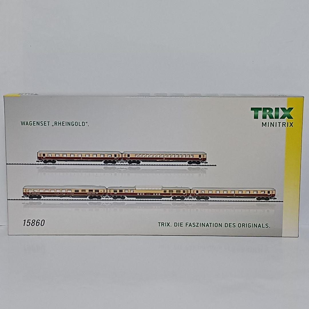 ミニトリックス Nゲージ 西ドイツ ラインゴルト 客車５両セット