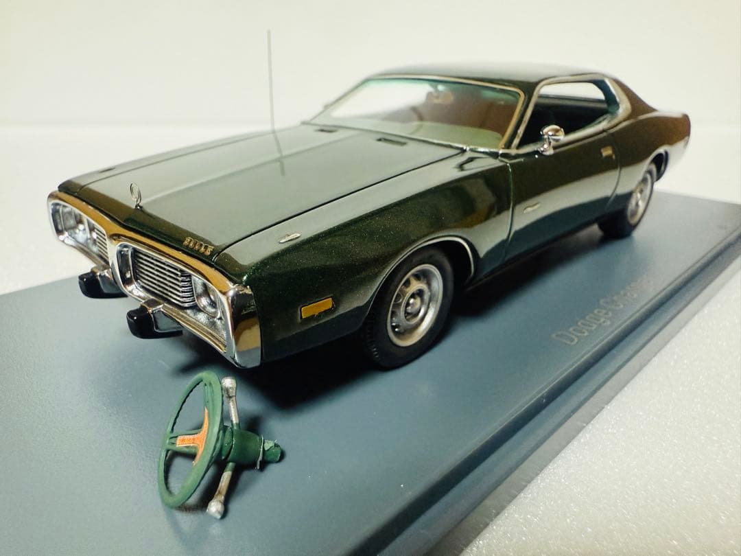 Neo/'73 Dodgeダッジ Chargerチャージャー グリーン 1/43