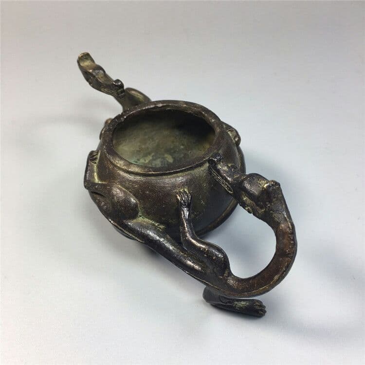 古玩古工芸品双龍筆記具