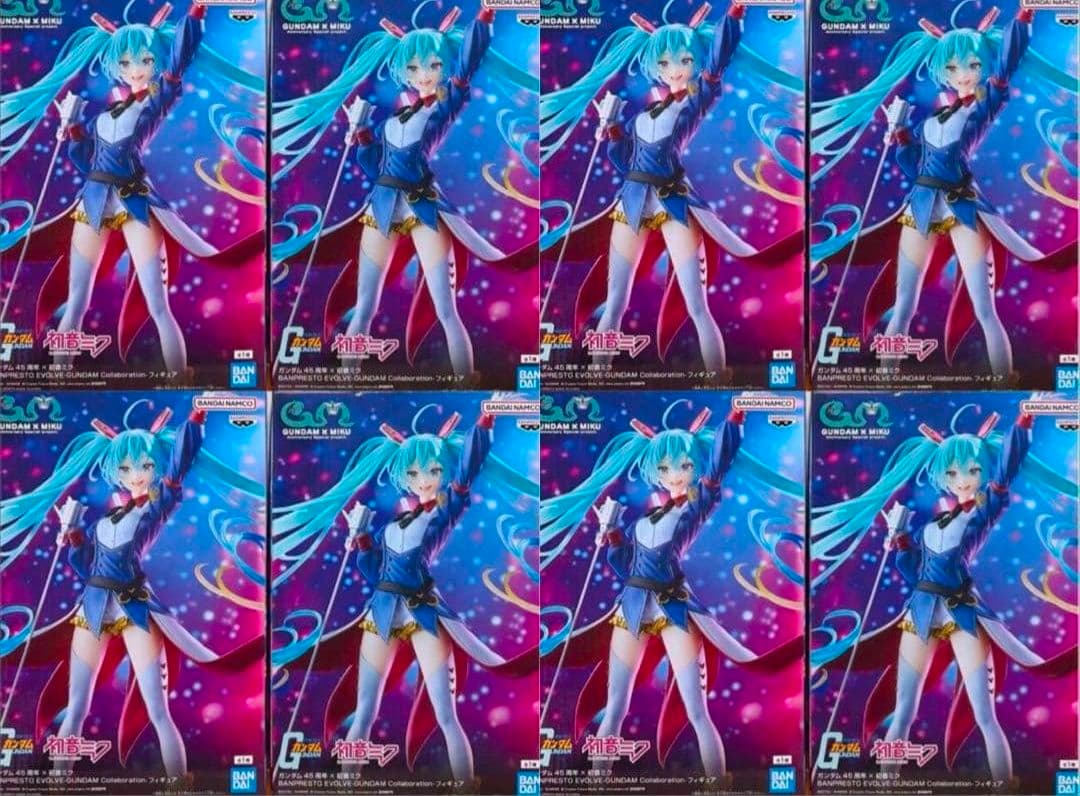 ガンダム45周年×初音ミク コラボフィギュア 8個セット⑨