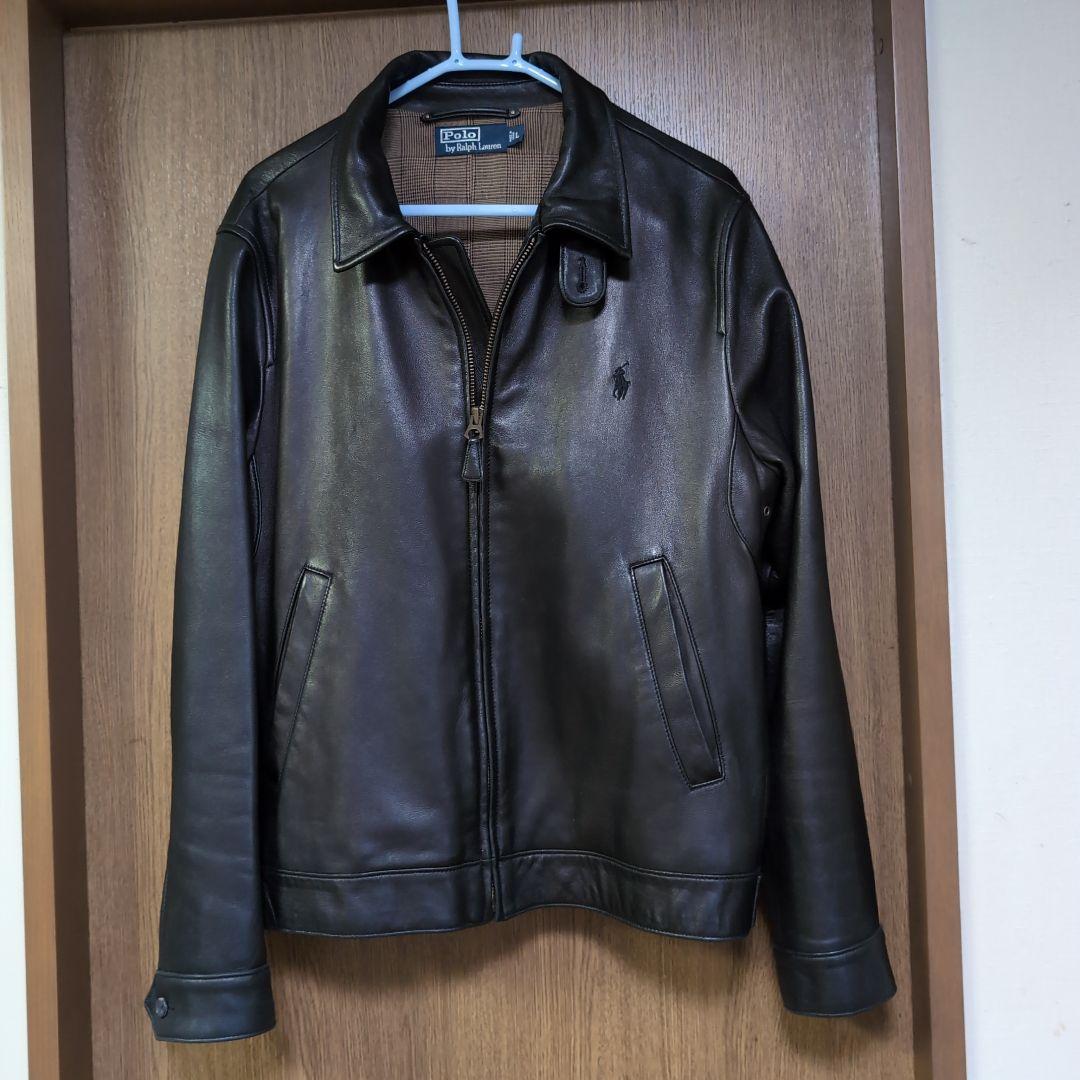 更に最終値下げ！早い者勝ちです ラルフローレン　ラムレザージャケット羊革 極美品