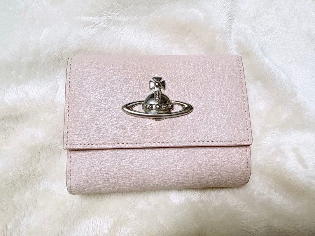 ヴィヴィアンウエストウッド 二つ折り財布 ミニウォレット ピンク