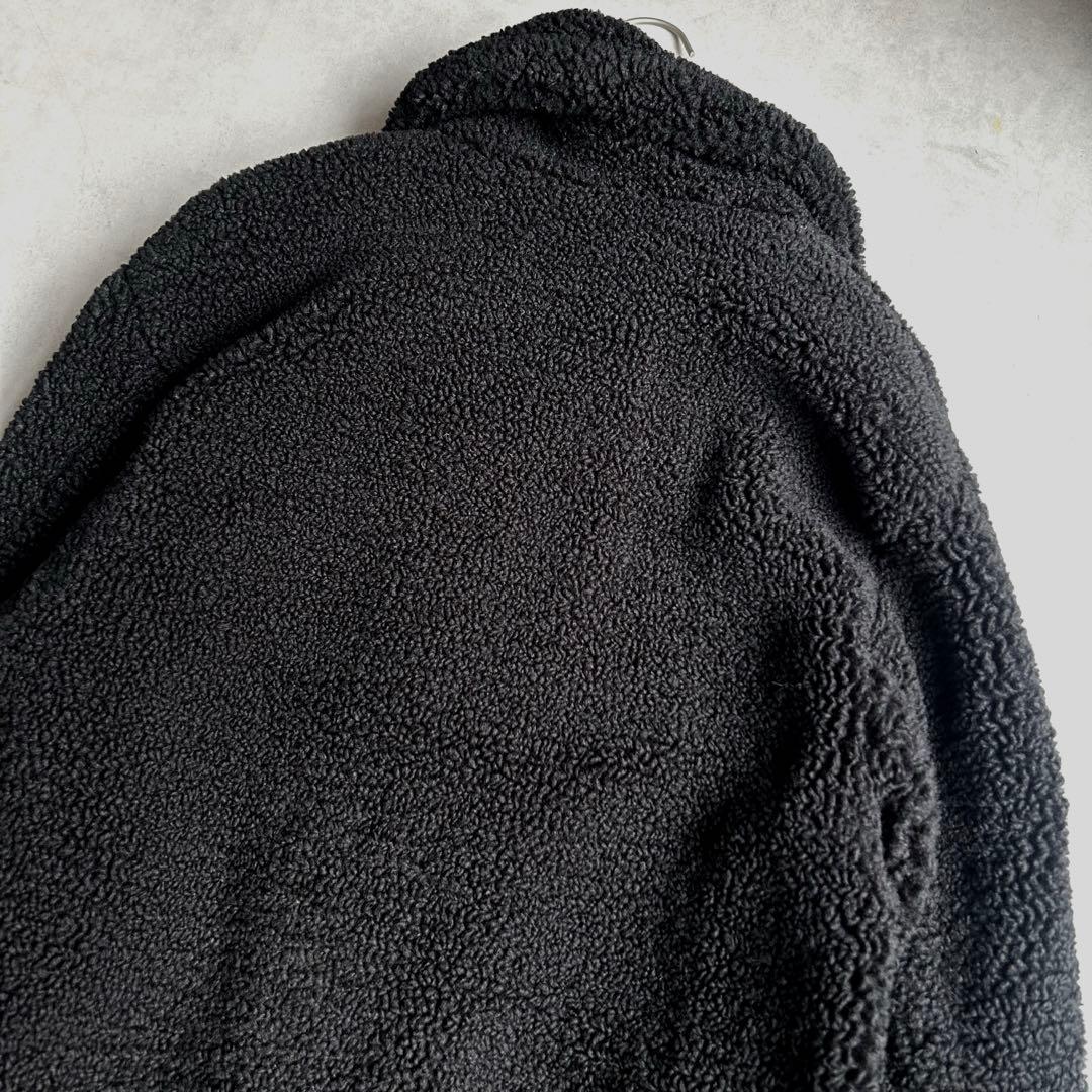 ZARA テディベアコート ボア チェスターコート マキシ丈 シングル 黒