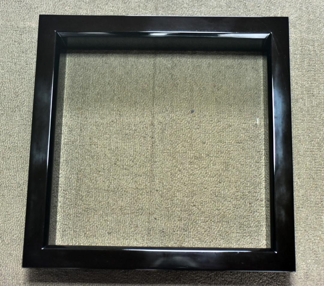 真塗炉縁、美品　囲炉裏/共箱　お茶道具