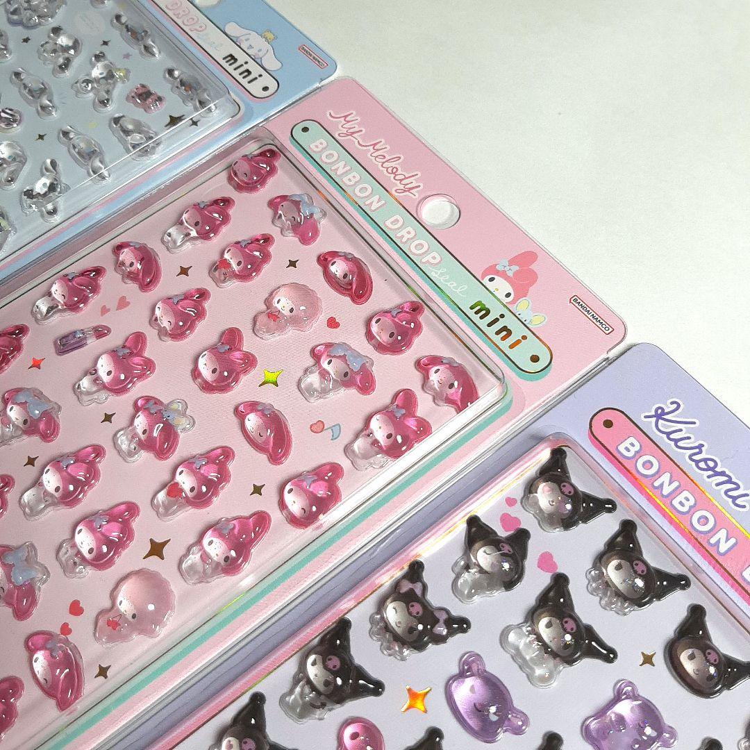 サンリオキャラクターズ ボンボンドロップシール mini 7枚セット