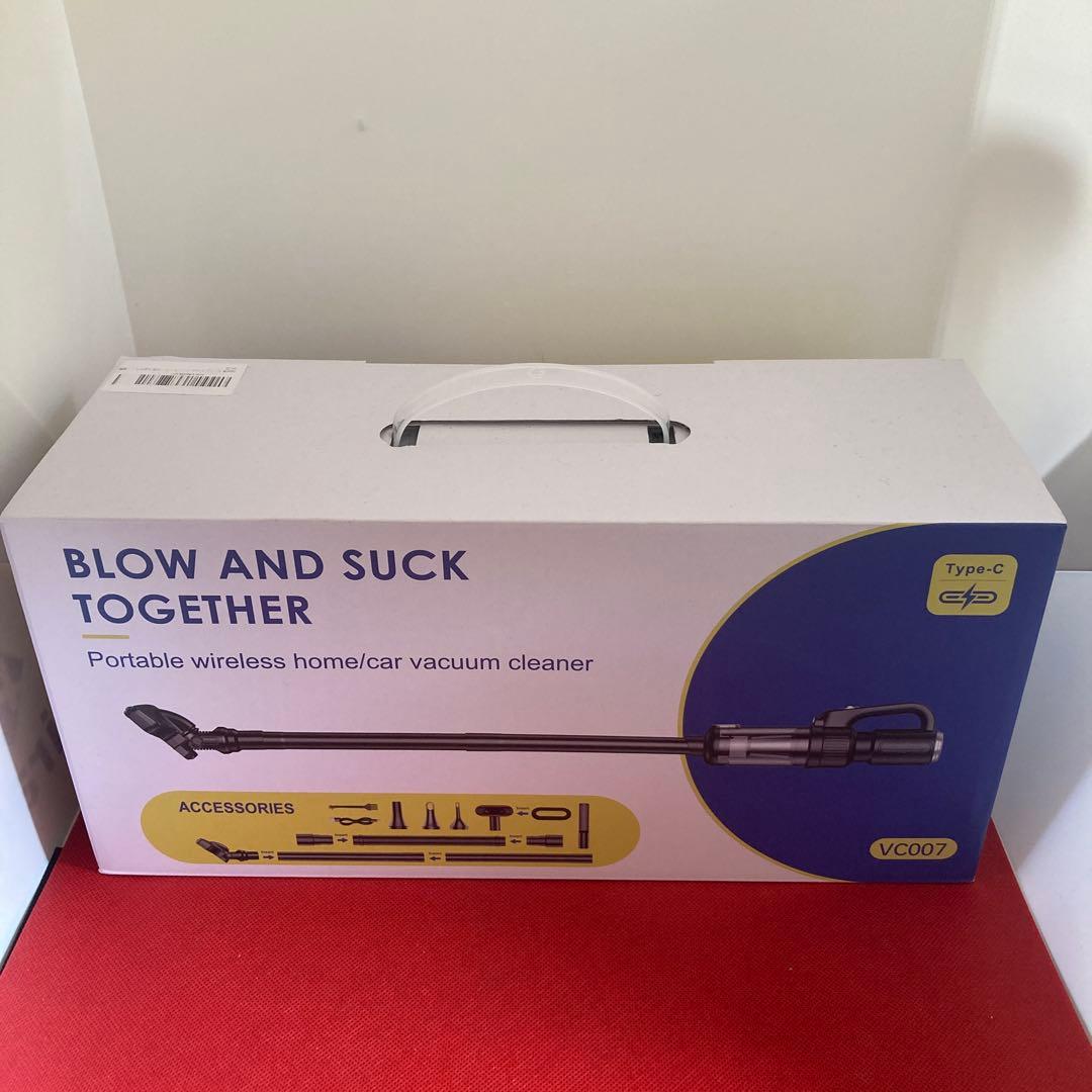 新品　VC007 ワイヤレス掃除機 吸引・吹き飛ばし機能