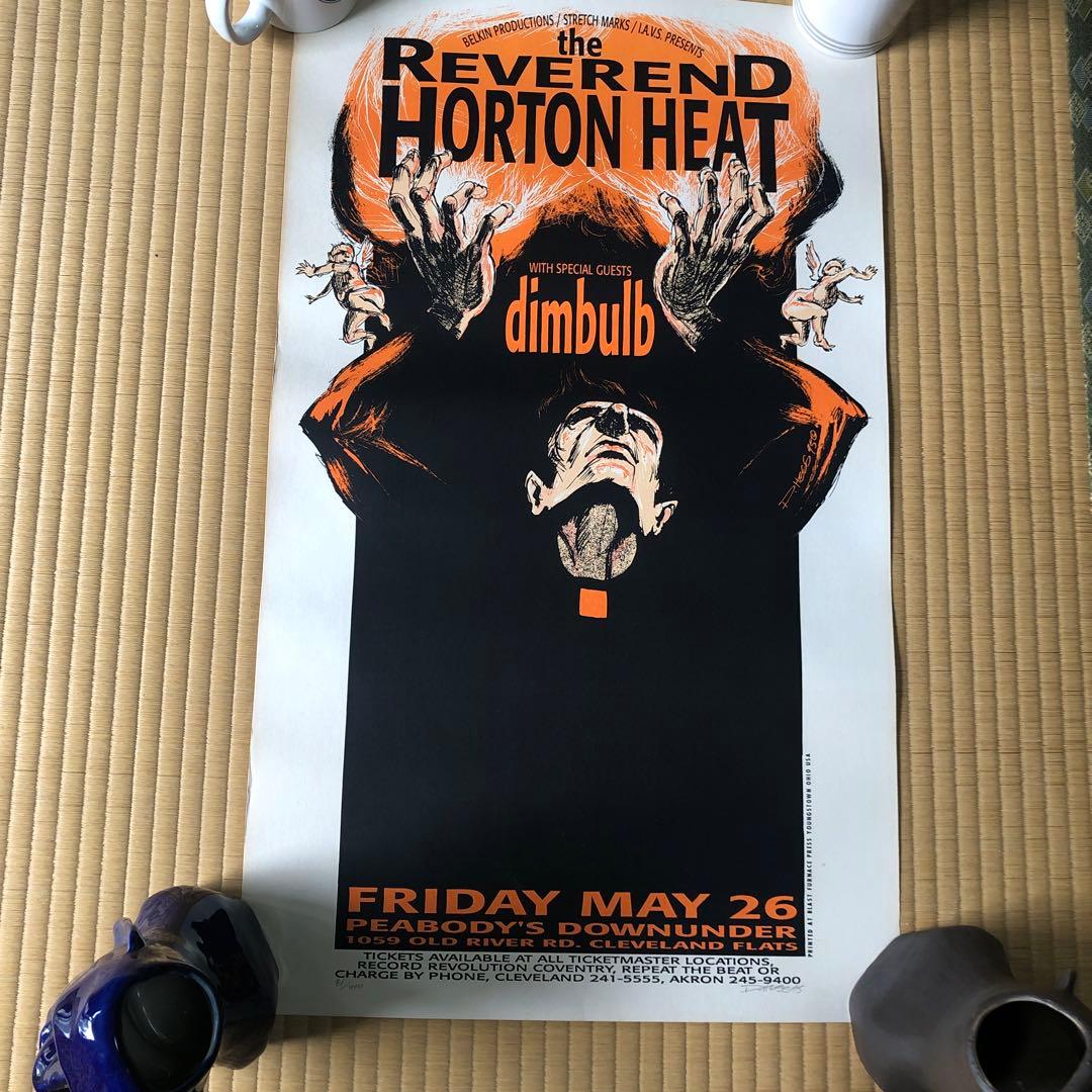 The Reverend Horton Heat シルクスクリーンポスター