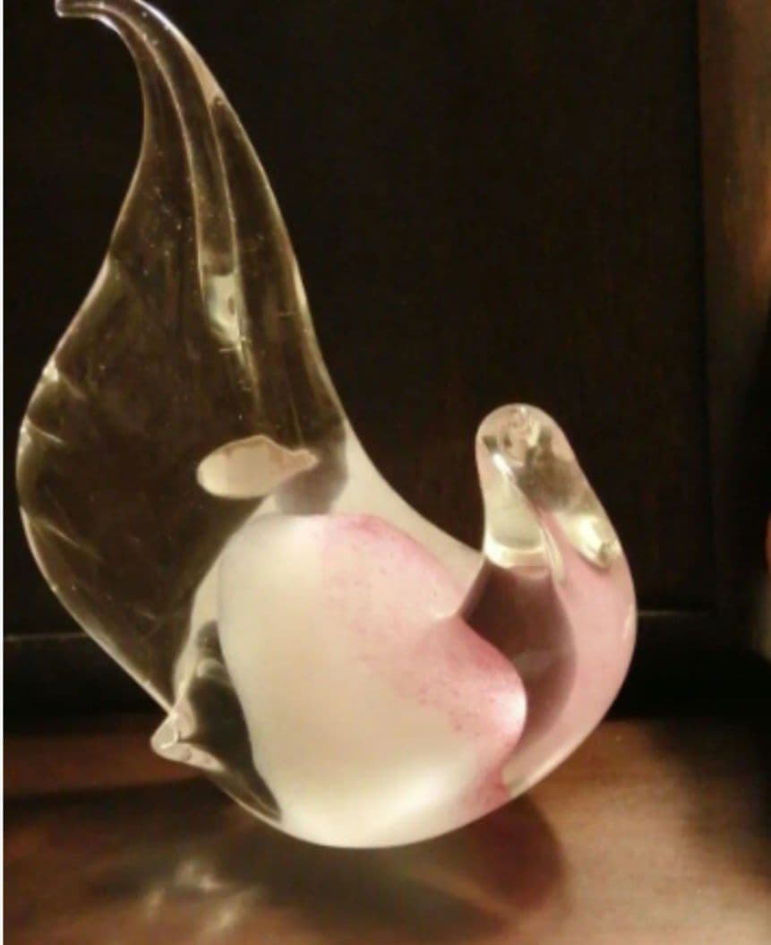 ベネチアガラス　鳥　置物　ムラーノ　murano