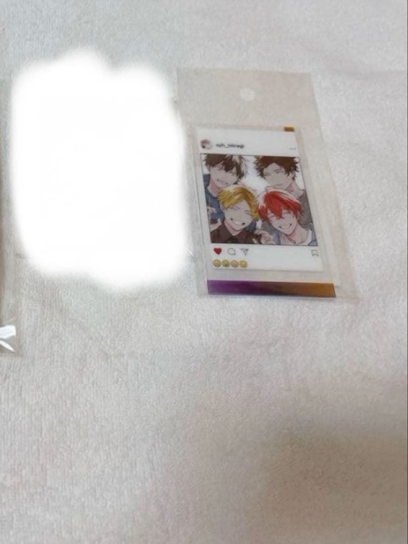 ギヴン展 入場特典 色紙 立夏 真冬