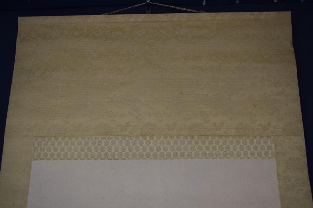 虚船/雪景山水図/大山図/掛軸☆宝船☆Y-965　JM