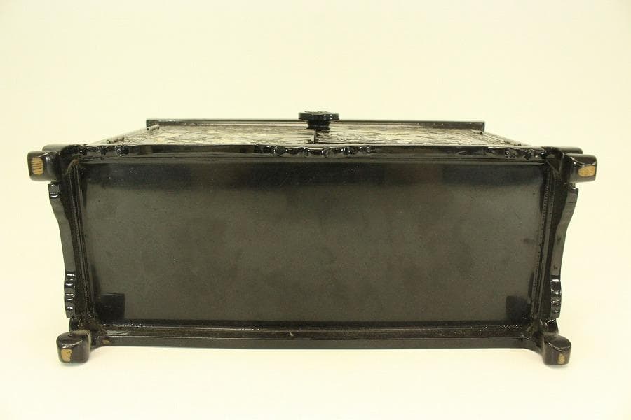 朝鮮 韓国 螺鈿 鶴模様 宝石箱(A849)