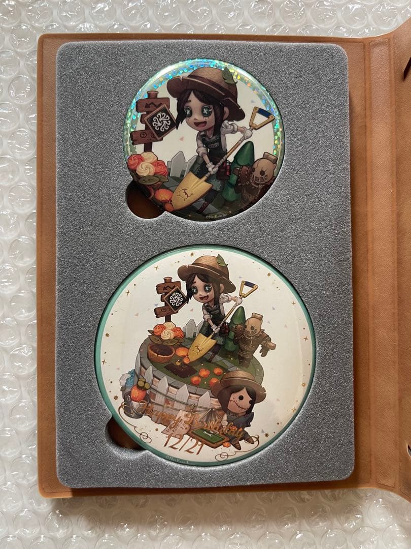 第五人格 庭師 誕生日 缶バッジ 収納ケース