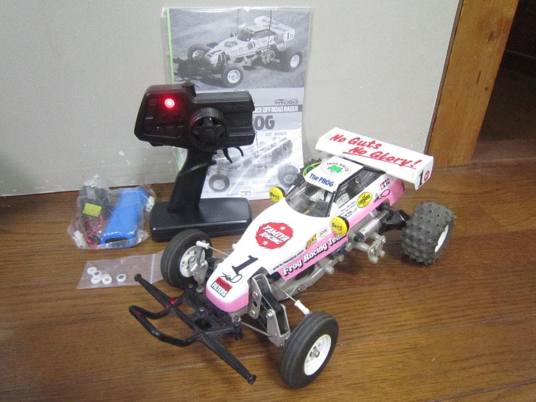 1時間限定出品 1/10 マイティフロッグ 2.4G フルセット 前後金ベア化