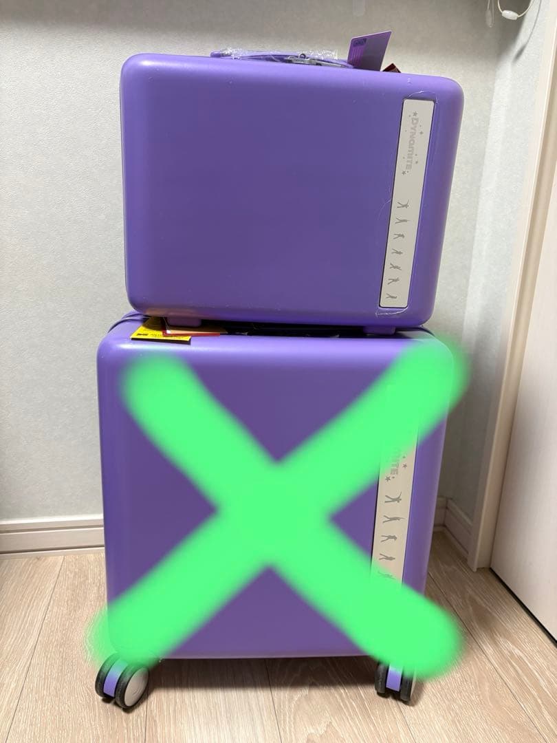 BTS ダイナマイト×サムソナイト キャリーオンバッグ