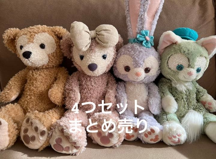 【値下げ】ダッフィ シェリーメイ ジェラトーニ ステラルー ぬいぐるみS