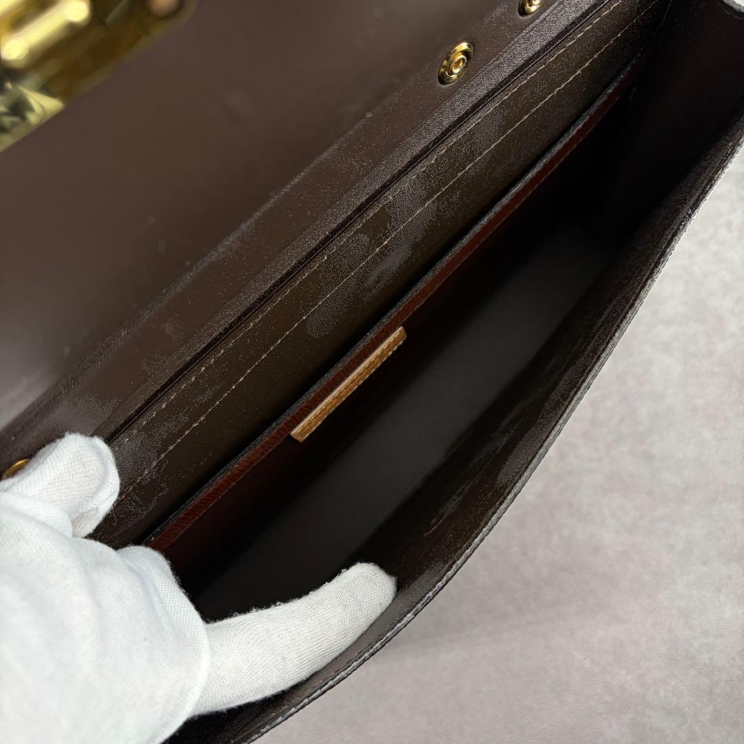 ソメスサドル ブリーフケース ビジネスバッグ サドルレザー 本革 鍵 ブラウン