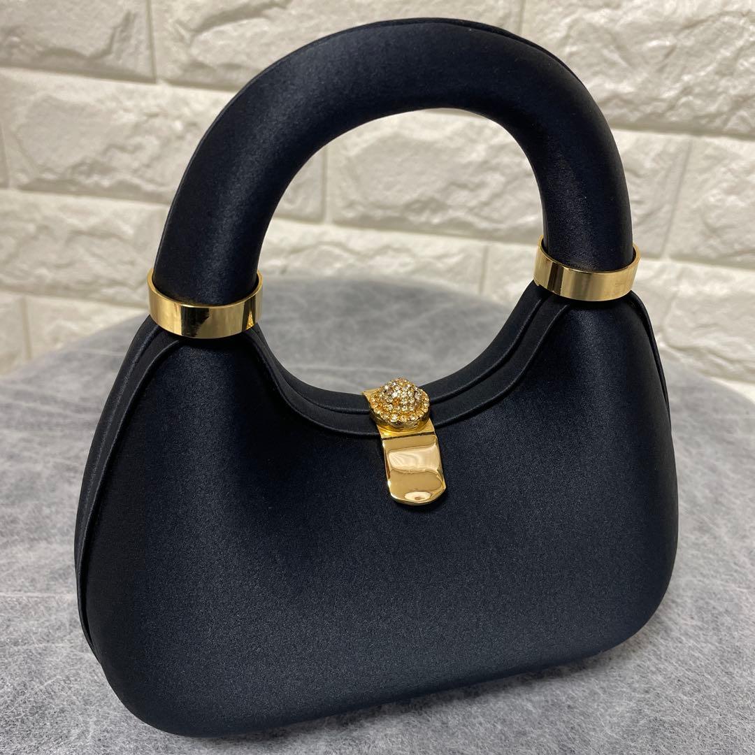 コンパクトワンハンドルバッグ、パーティー、イブニング、結婚式、演奏会