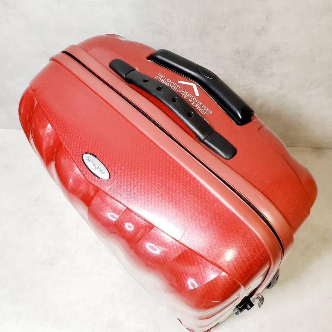 サムソナイト コスモライト Spinner 75 レッド 94L スーツケース