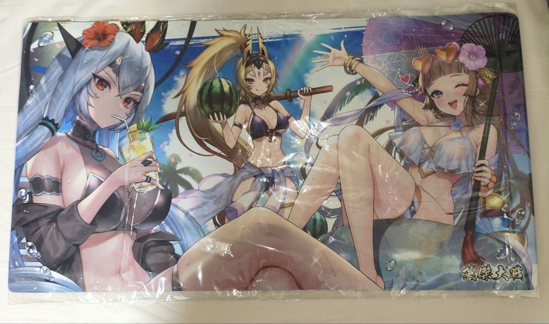 英傑大戦　オリジナルデスクマット　艷夏　スペシャルグッズキャンペーン
