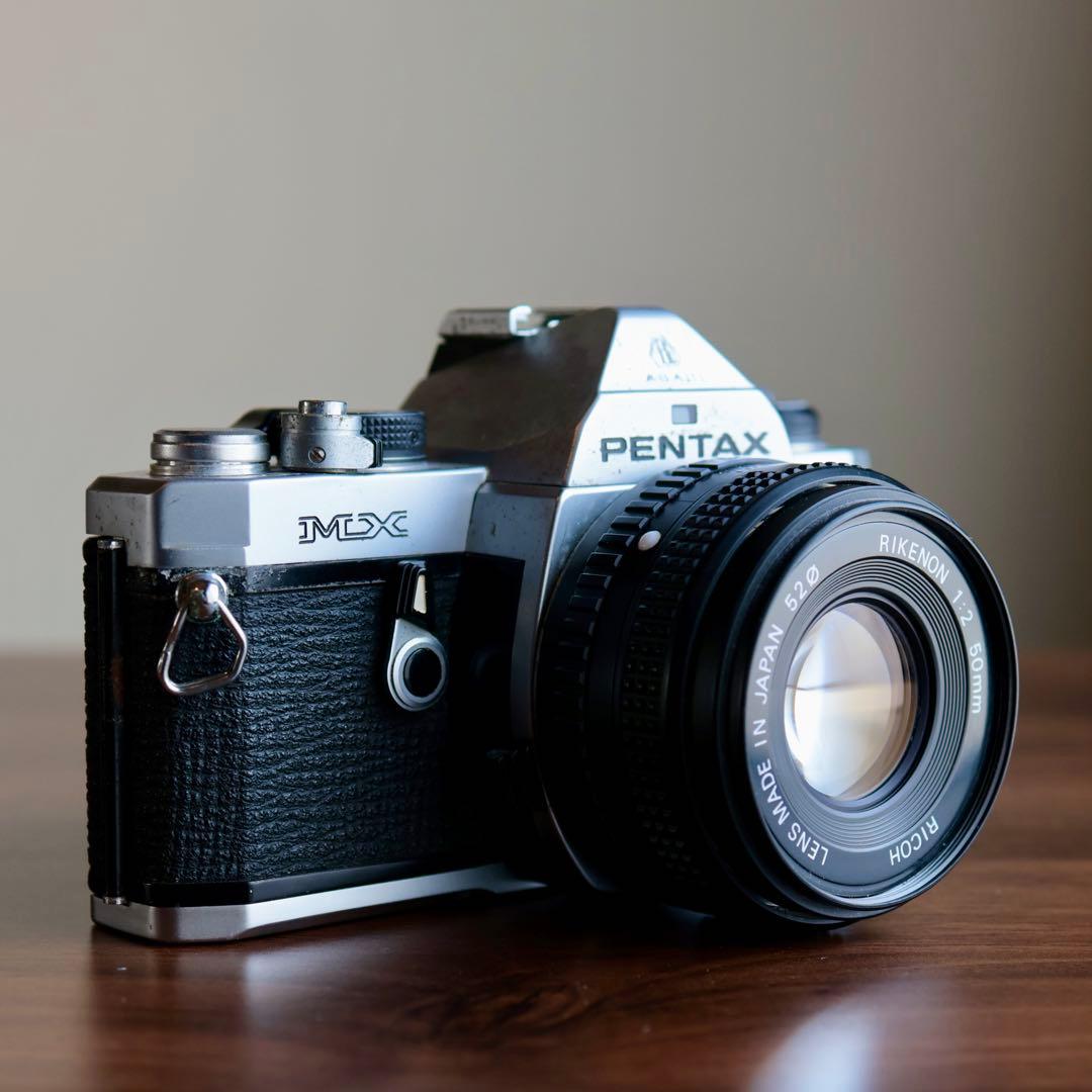 【ジャンク】PENTAX MX 2台＋RIKENON F2 50mm