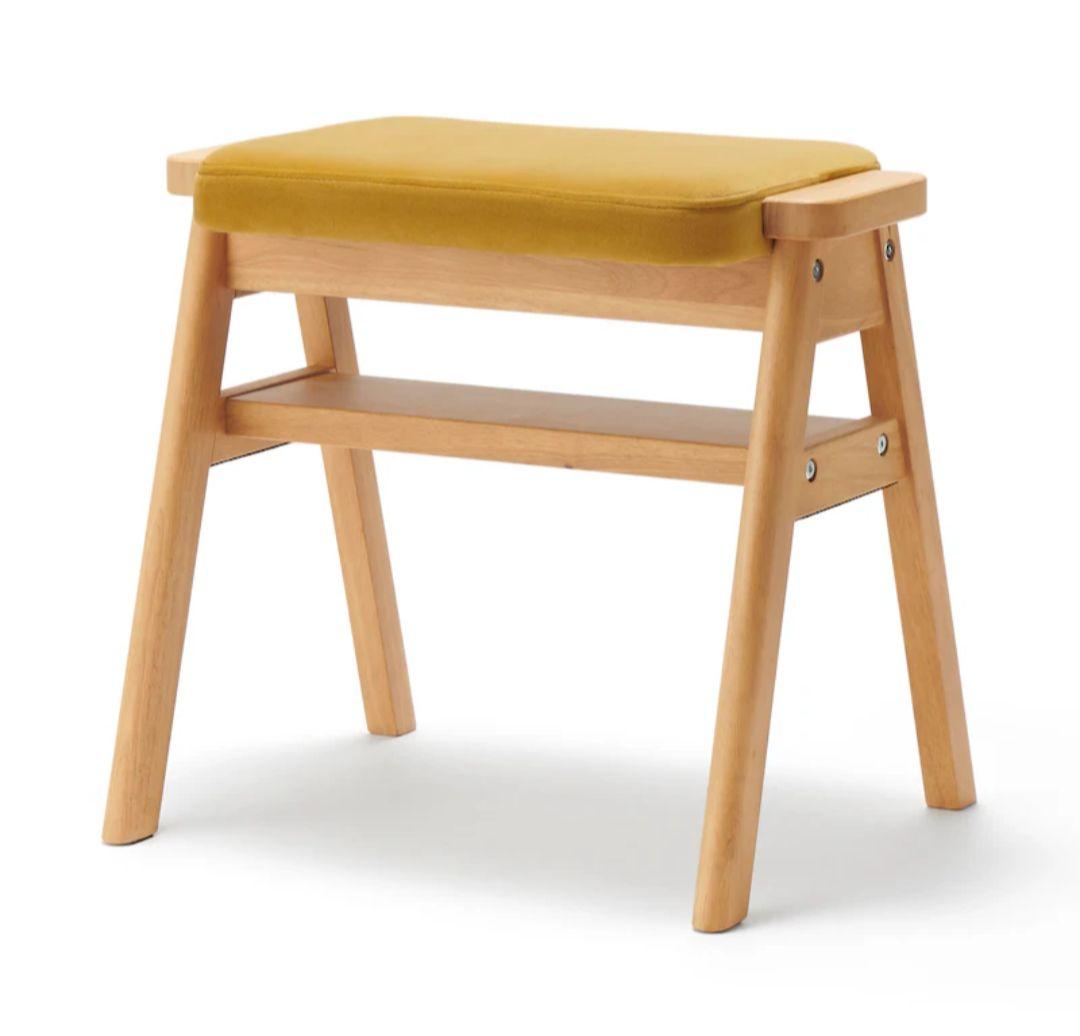 m*︎様 無印良品　スタッキングスツール　マスタード　新品未使用品　未開封