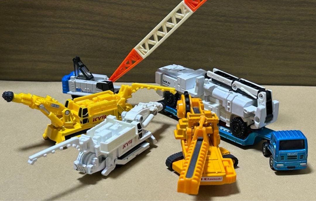 訳あり ロングトミカ 重機系6台セット