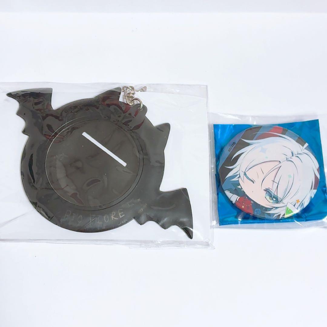 ピオフィオーレの晩鐘 ダンテ コウモリカバーキーホルダー付き缶バッジ AGF