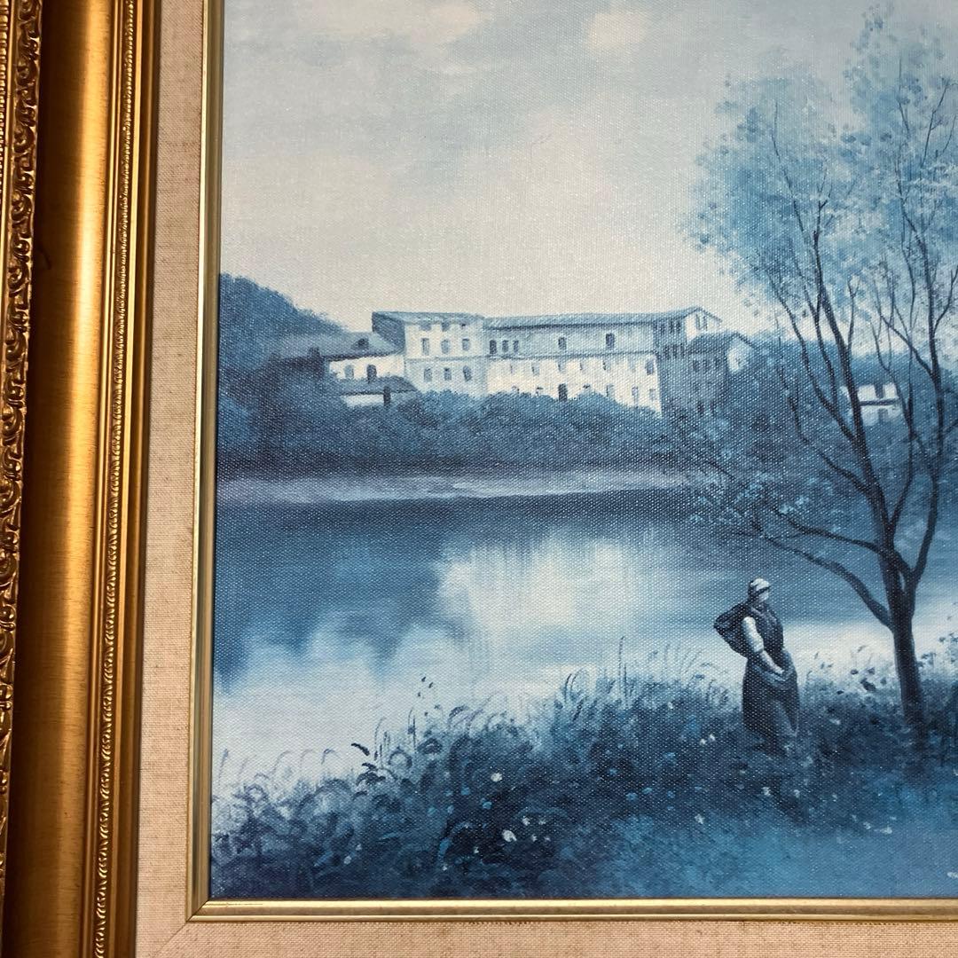 ★カミーユ・コロー 『ビルダブレ』 『ヴィル・ダウレー』風景絵画 ・額縁付き♪