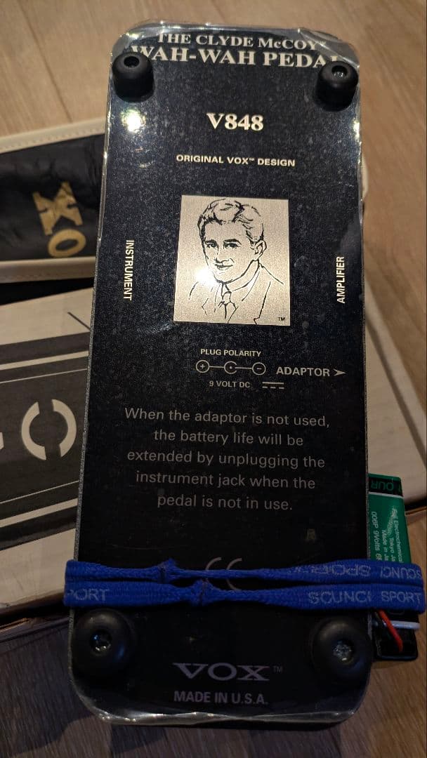 【カスタム】VOX V848 Wah Pedal 専用ケース付き